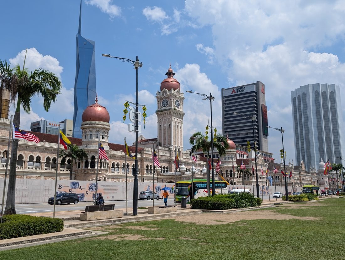 Le b&acirc;timent du Sultan Abdul Samad sur la place de l&rsquo;Ind&eacute;pendance, Kuala Lumpur